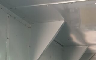 Metallic suspended ceiling